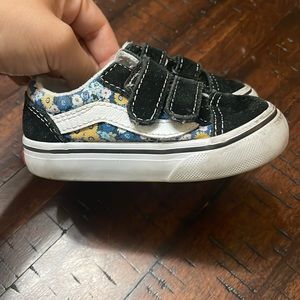 Limited edition Velcro floral vans